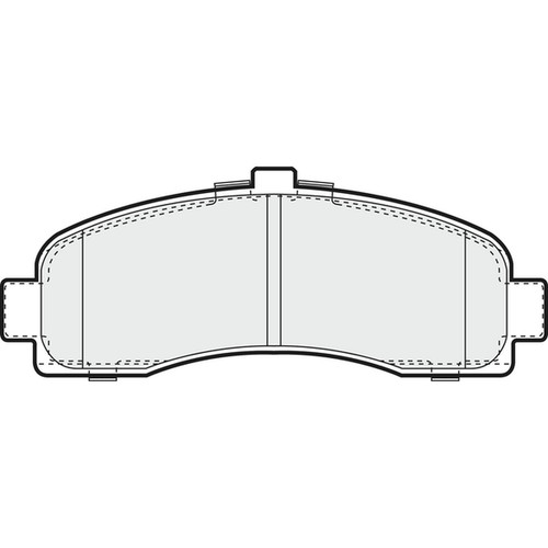 Brake pads set - brake, for