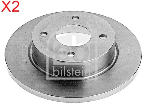 Front brake disc pcs febi - brake,