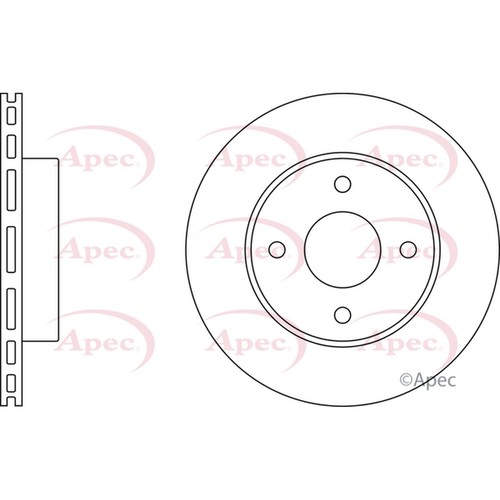 Brake discs vented for - 2x,