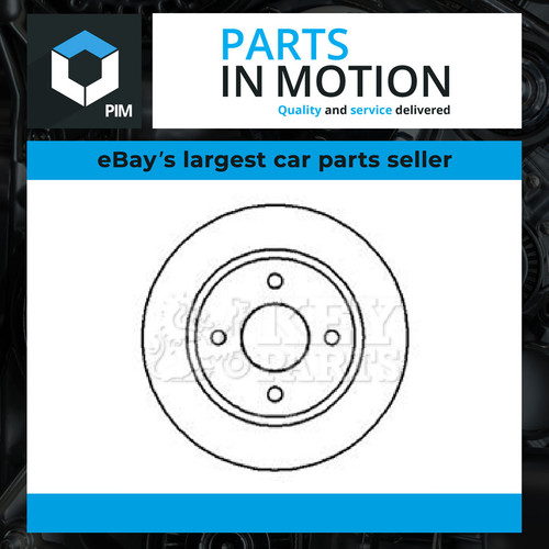Brake discs pair solid fits - 2x,