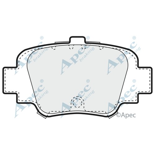 Brake pads set - set, nissan